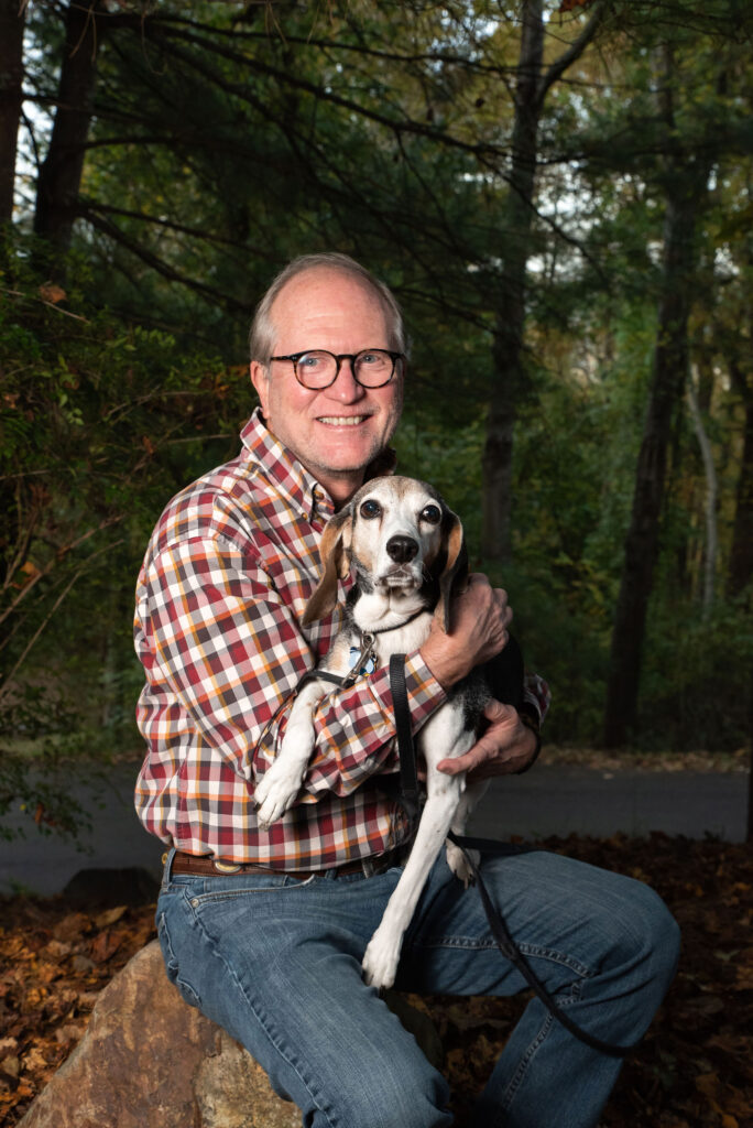 Terry Roberts (and his dog, Bodie)