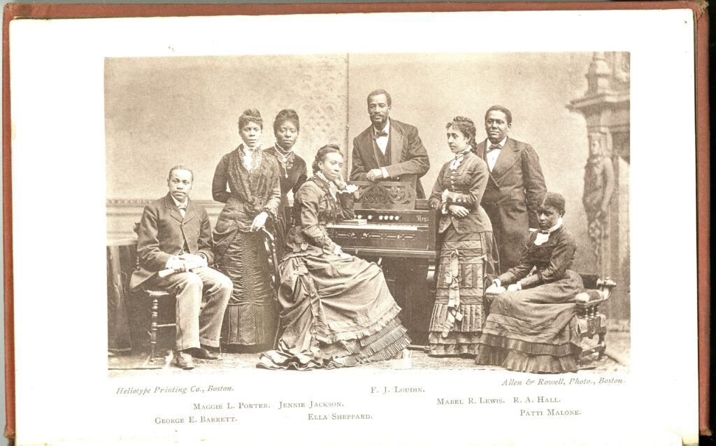 photo of the Fisk Jubilee Singers (circa 1870s)