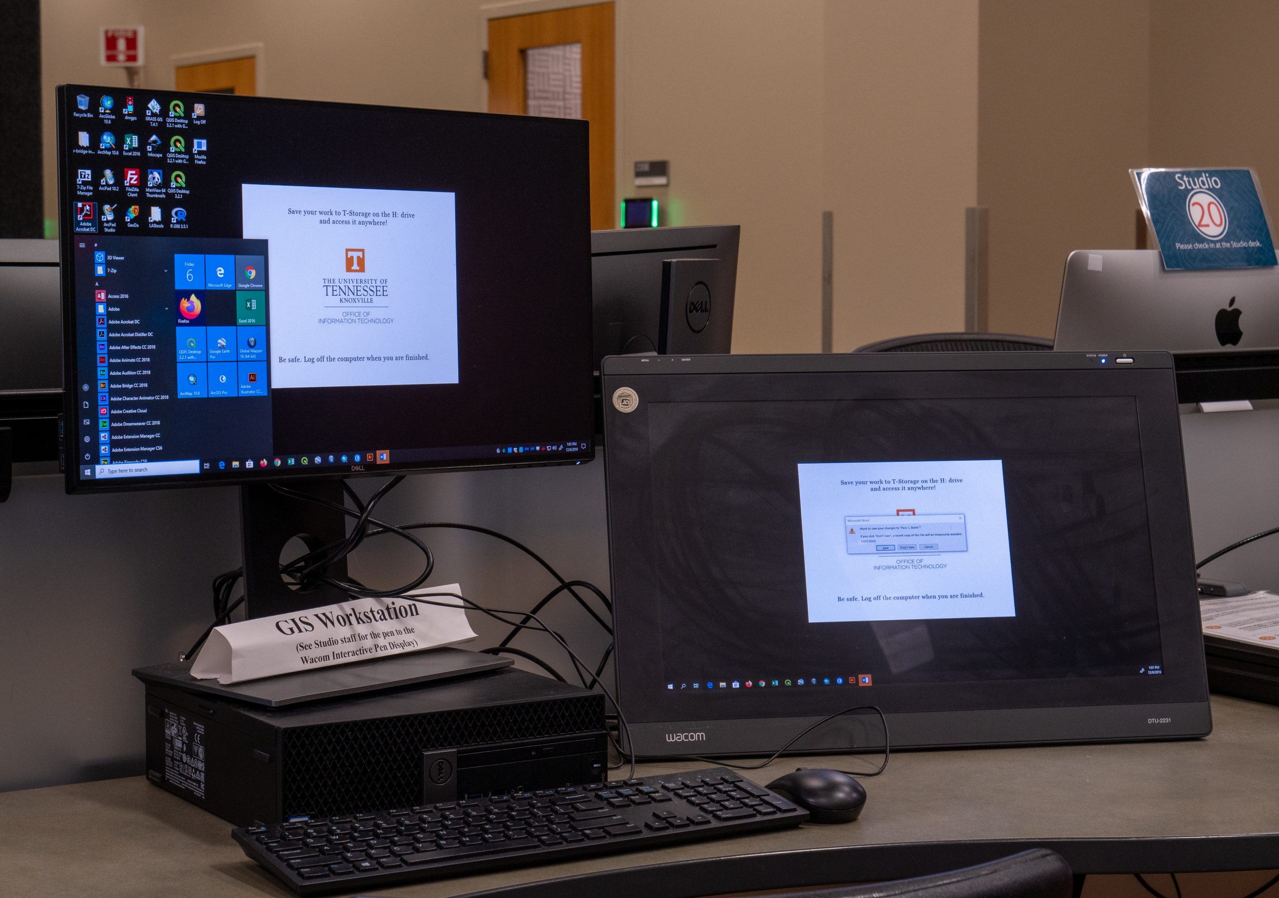 gis workstation hodges library