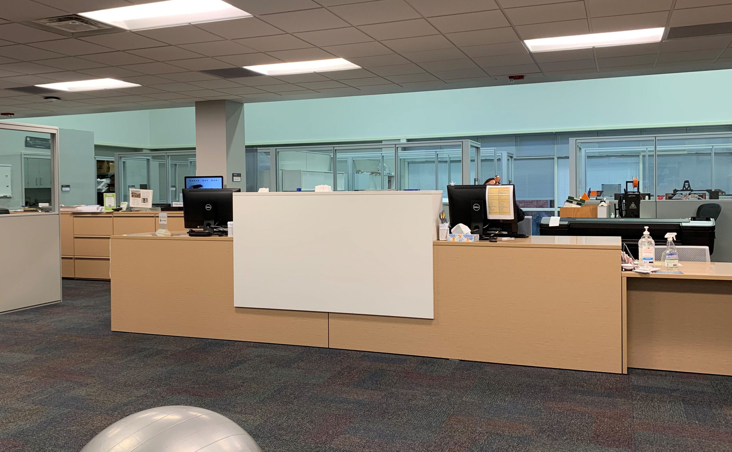public services desk at pendergrass library