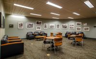 sixth floor lounge in hodges library